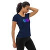 Women's Athletic T-shirt - Navy