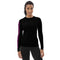 Power Racing Women's Rash Guard - Black/Pink