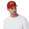 Misfit Nation Flexfit KC Hat - KC Red and Yellow