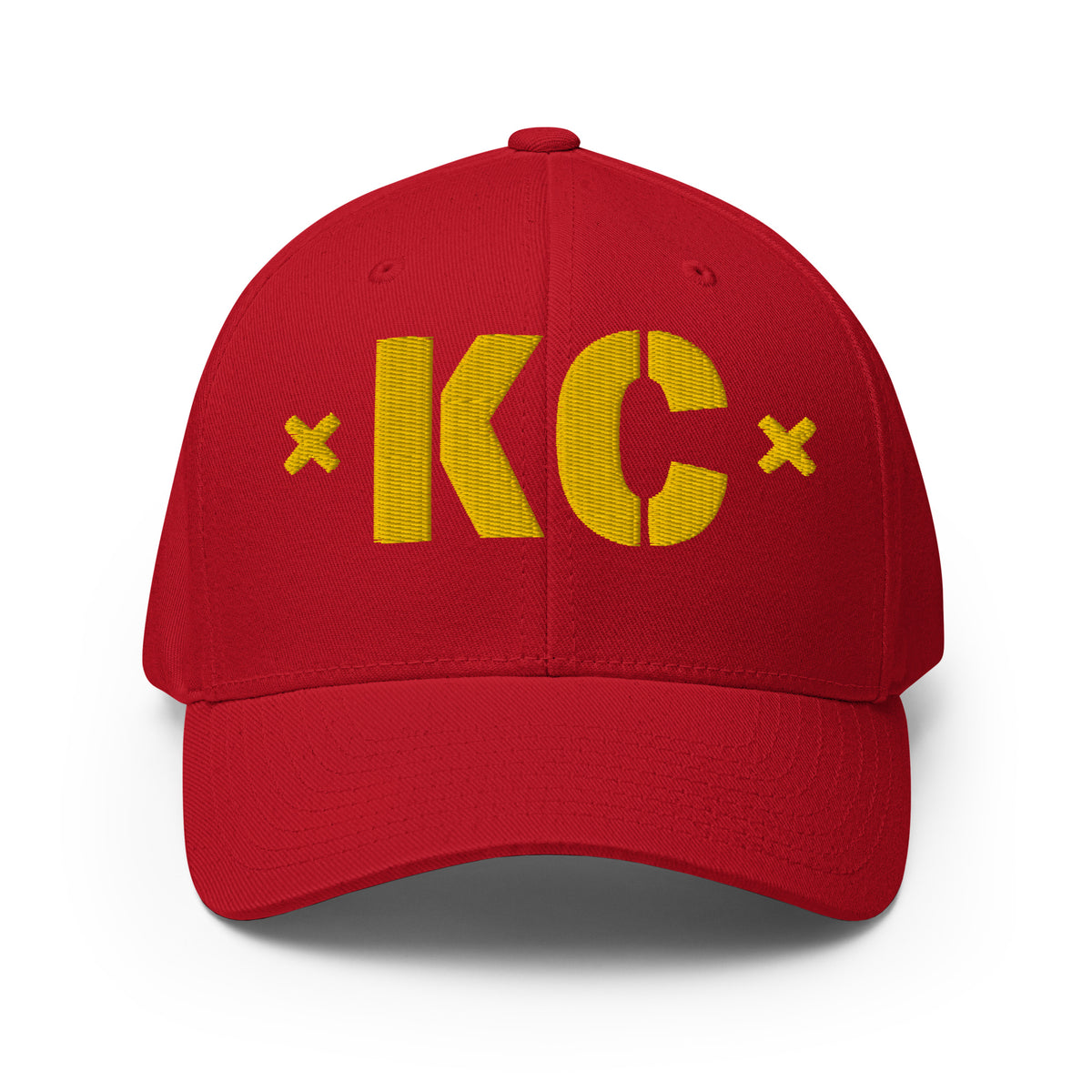 Misfit Nation Flexfit KC Hat KC Red and Yellow– Misfit Nation, LLC