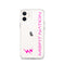 Misfit Nation iPhone Clear Case - Clear/Flamingo