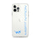 Misfit Nation iPhone Clear Case - Clear/Caribbean Blue