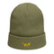 Misfit Nation Bolts Beanie - Pacific Moss/Gold