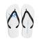 Misfit Nation Flip-Flops - White Caps