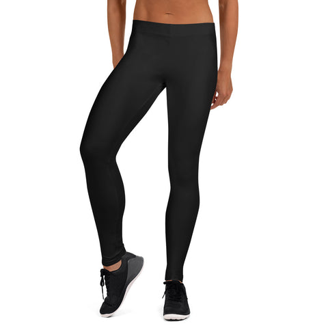 Power Racing Leggings - Black/Purple