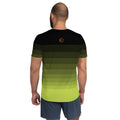Athletic T-shirt - Modern Stripe Lime