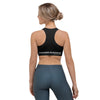 Power Racing Sports Bra - Black/Grey