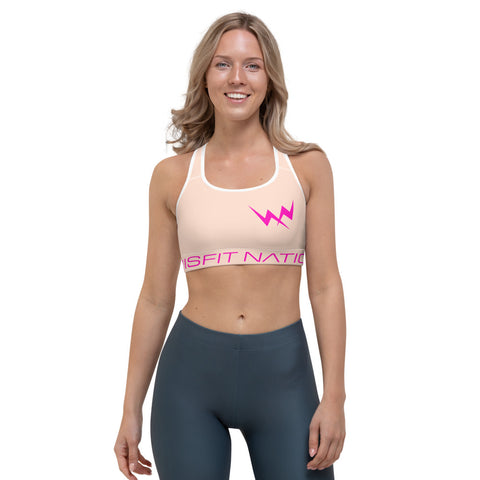 Misfit Nation Sports Bra - Champagne