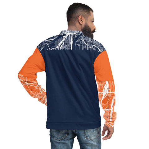 Full Zip - KC Map - RoyalOrange