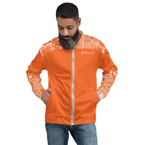 Full Zip - KC Map - Orange