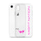 Misfit Nation iPhone Clear Case - Clear/Flamingo