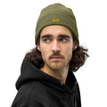Misfit Nation Bolts Beanie - Pacific Moss/Gold