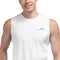 Misfit Nation Muscle Shirt - Embroidered Blue