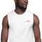 Misfit Nation Muscle Shirt - Embroidered Flamingo
