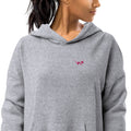 Misfit Nation Sueded Fleece Bolts Hoodie - Flamingo
