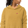Misfit Nation Sueded Fleece Bolts Hoodie - Flamingo